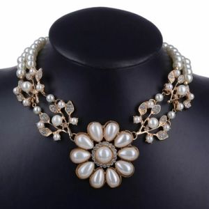 Multistrand Pearl Statement Necklace